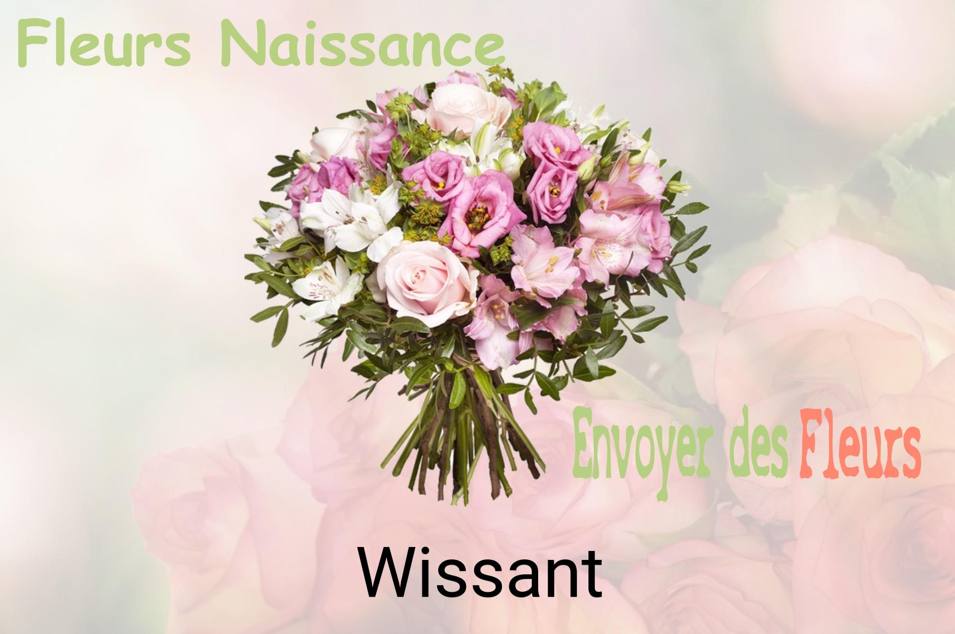 Bouquet de fleurs de naissance livré à Wissant
